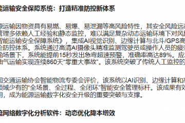 能源运输进入“数智化跃迁”时代 看软件专家如何用技术创新驱动能源运输智能升级