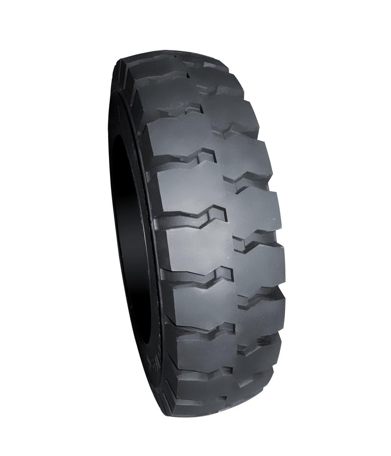 充气轮胎轮辋式实心轮胎