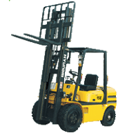 北京现代1吨平衡重式机械叉车