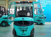 浙江美科斯3.5吨内燃汽油平衡重叉车