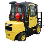 衡阳奔腾:斗山叉车改装的防爆叉车