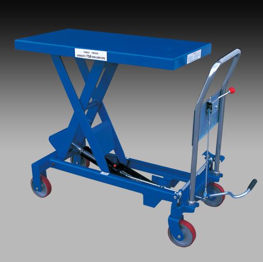 手动液压升降平台车 1T液压手推平台车