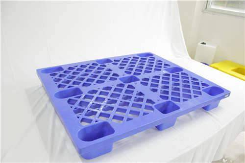 重庆堆码塑料托盘/四川塑料防潮板，九脚托盘，承重均匀